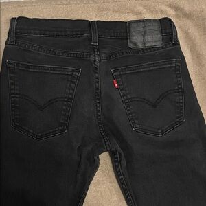 Levi's Men's Dark Gray Straight Jeans